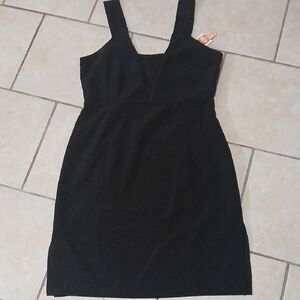 GIANNI BINNI Womens Size L Black Sleeveless Mini Dress NWT